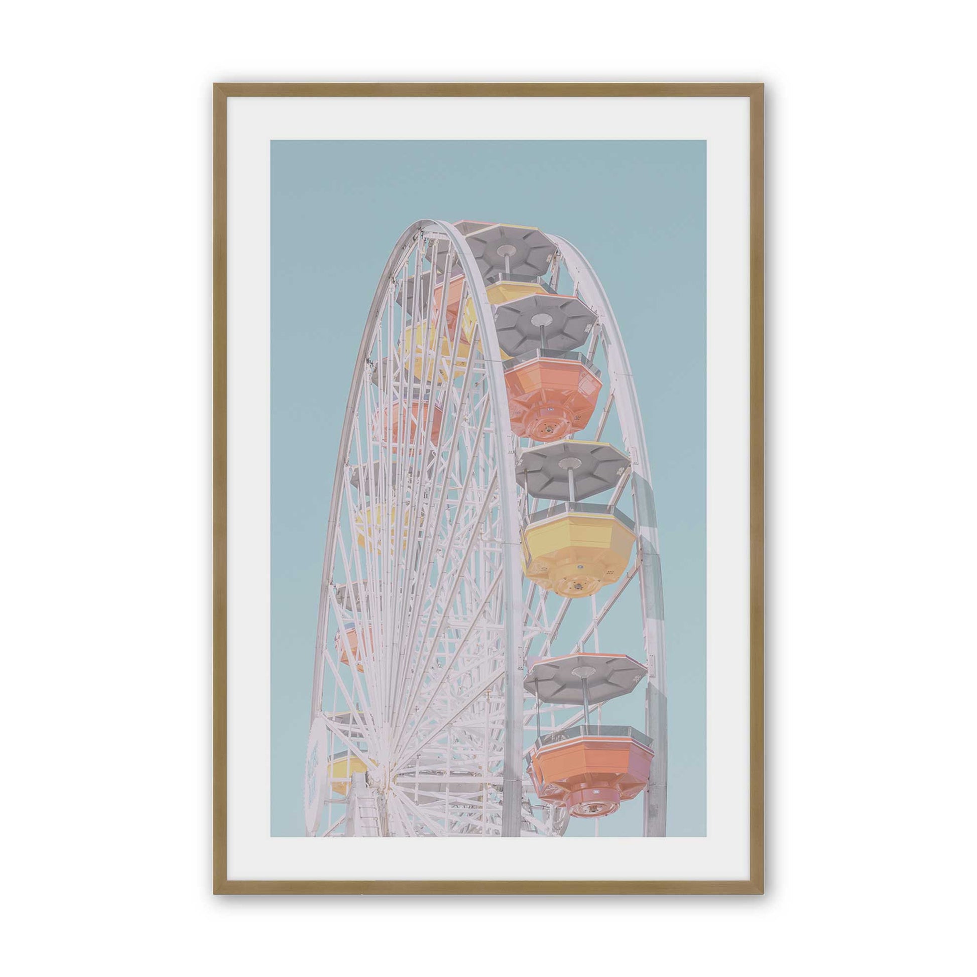 [Color:Brushed Gold], Picture of art in a Brushed Gold frame