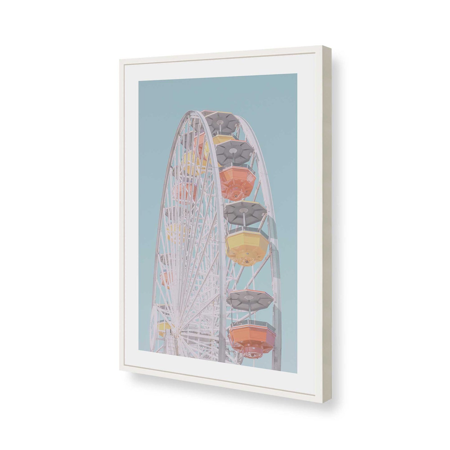 [Color:Opaque White], Picture of art in a Opaque White frame of the corner