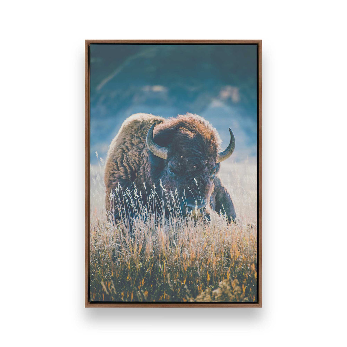 [Color:Walnut], Picture of art in a Walnut frame