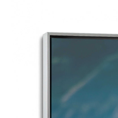 [Color:Polished Chrome], Picture of art in a Polished Chrome frame at an angle