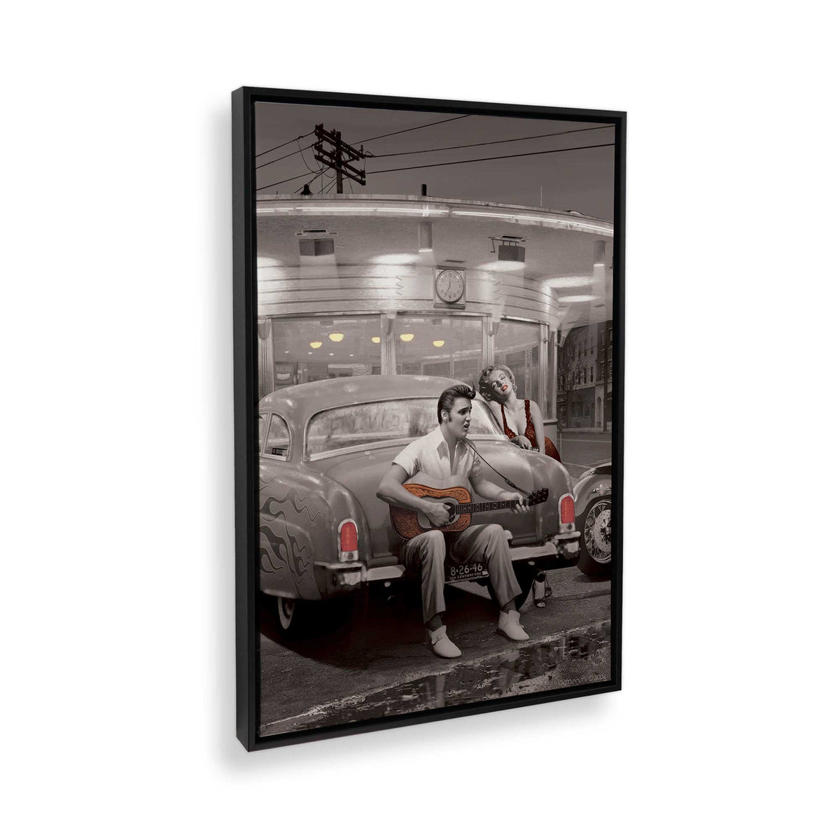 [Color:Satin Black], Picture of the corner of the art