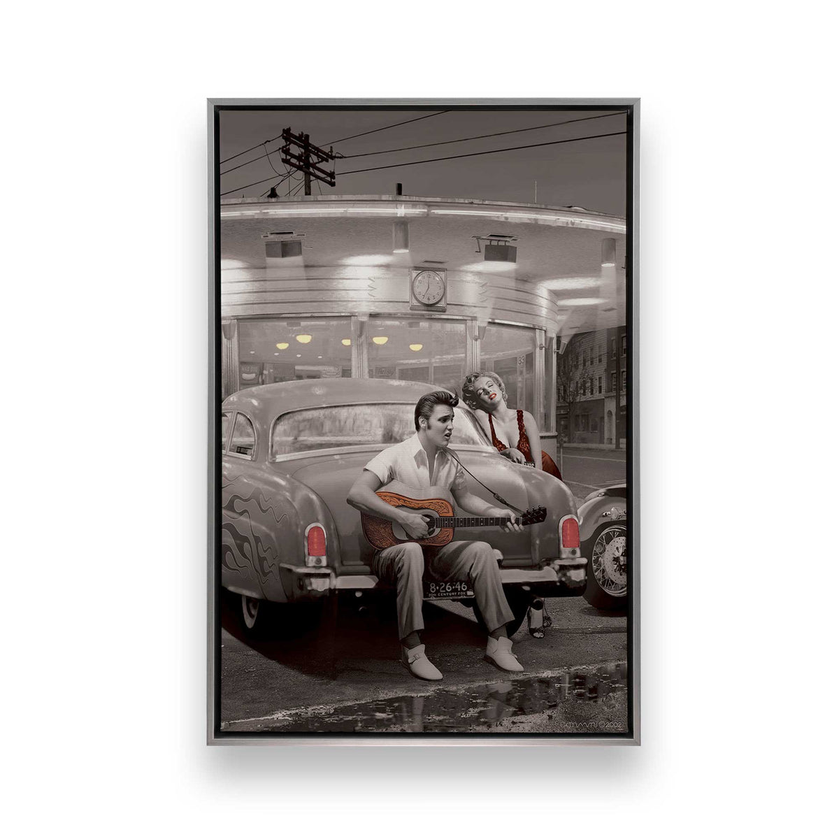 [Color:Polished Chrome], Picture of art in a Polished Chrome frame