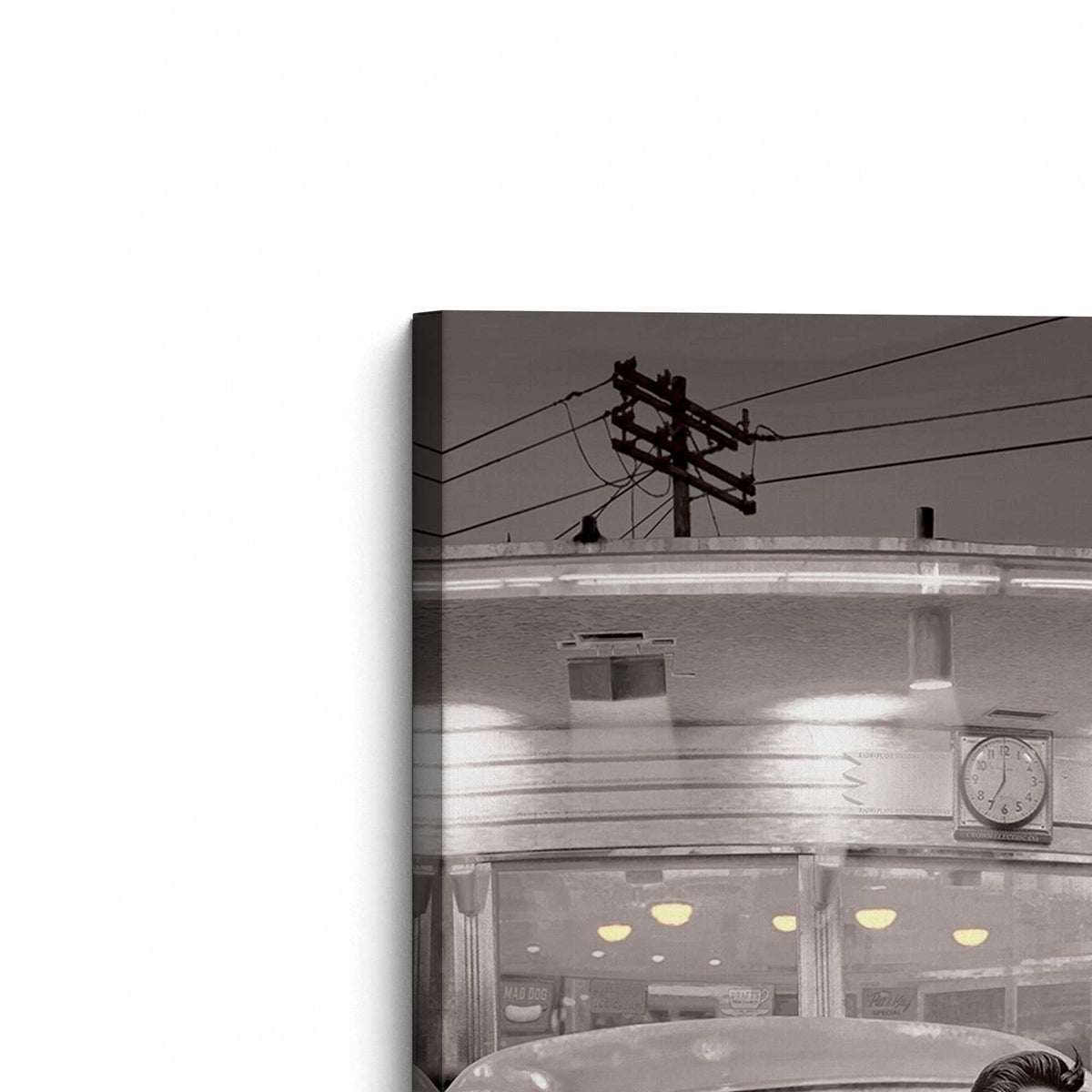 [Color:Stretched Canvas], Picture of the corner of the art