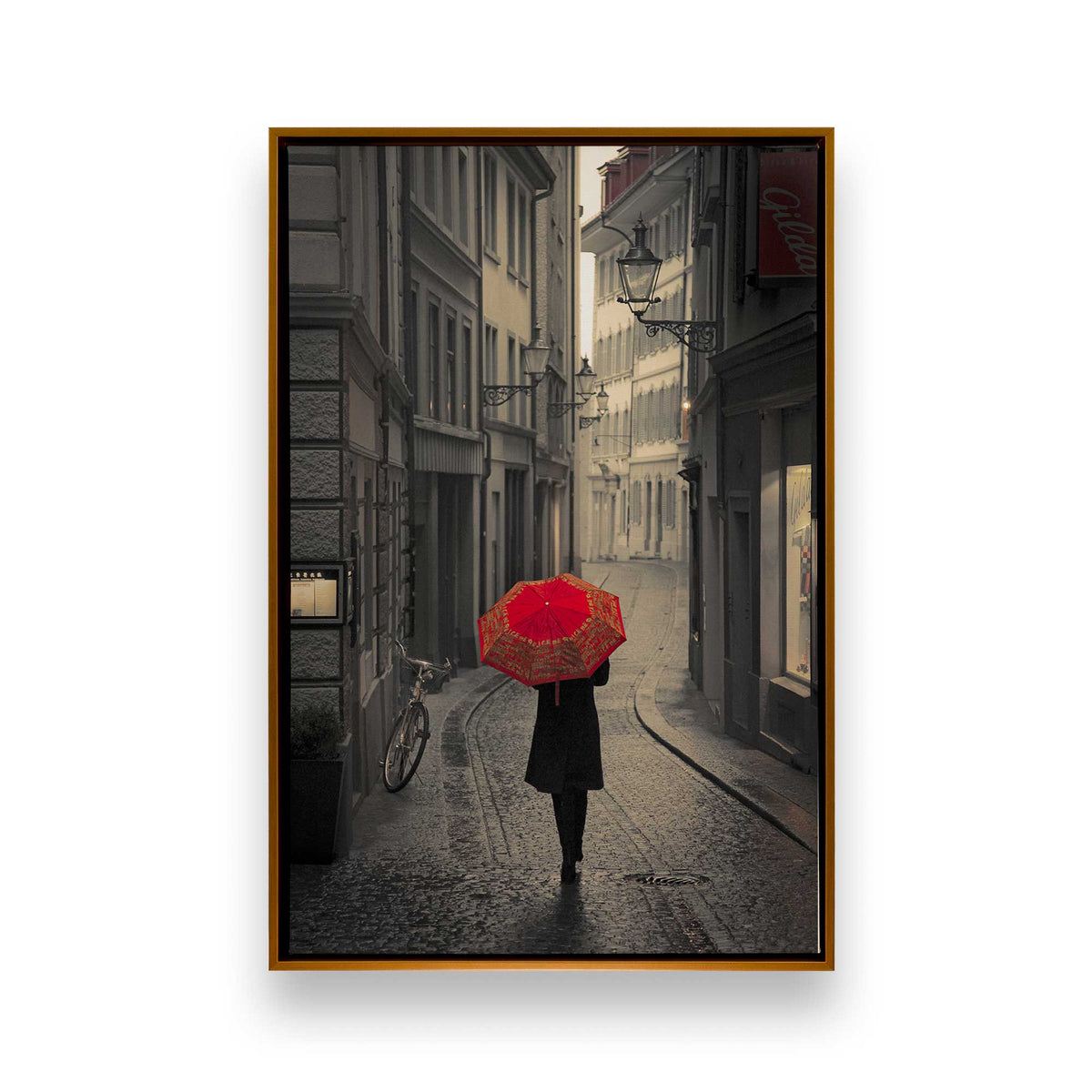 [Color:Polished Gold], Picture of art in a Polished Gold frame