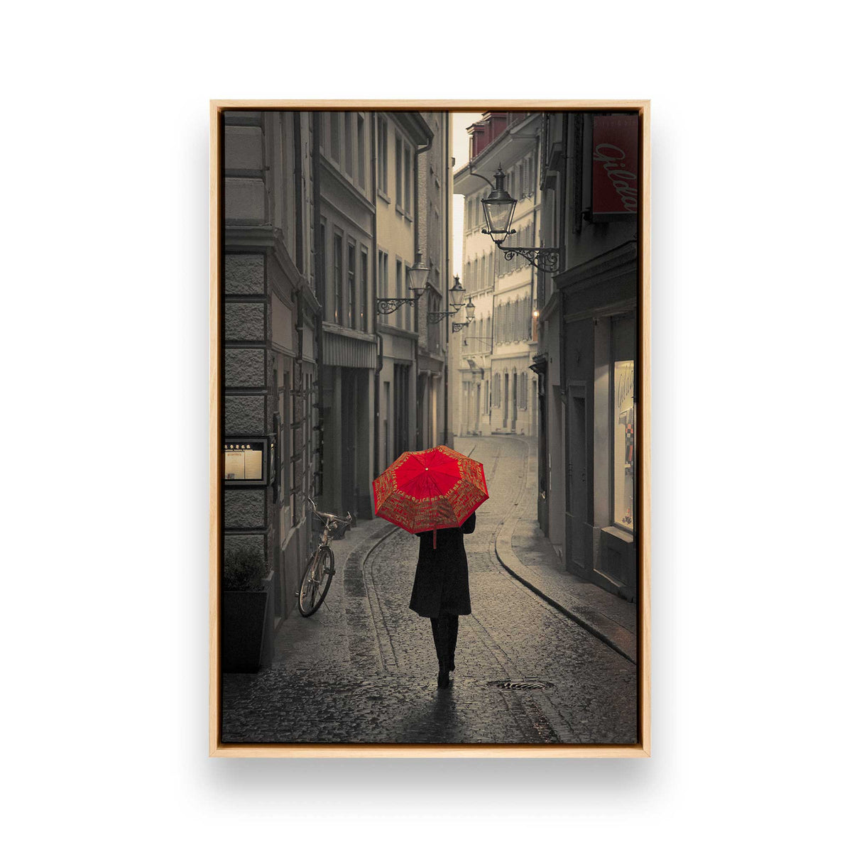 [Color:American Maple], Picture of art in a American Maple frame