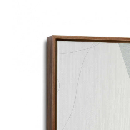 [Color:Walnut], Picture of art in a Walnut frame at an angle