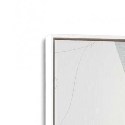 [Color:Opaque White], Picture of art in a White frame at an angle
