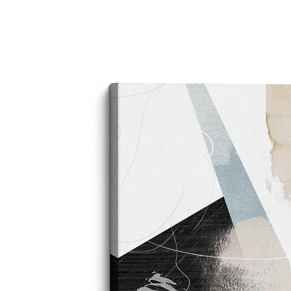 [Color:Stretched Canvas], Picture of the corner of the art
