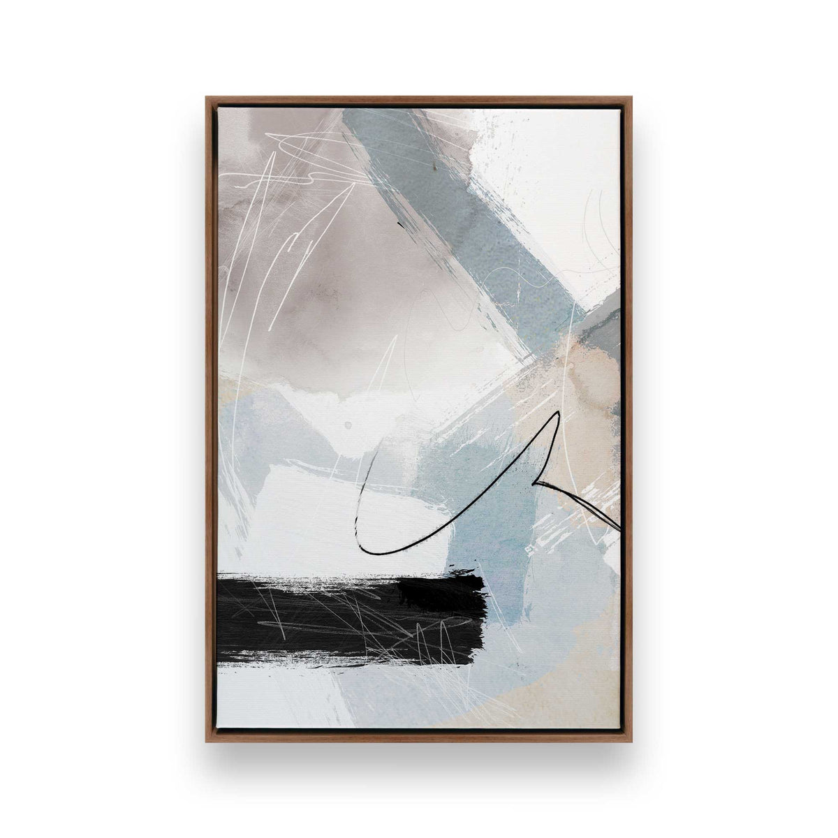 [Color:Walnut], Picture of art in a Walnut frame