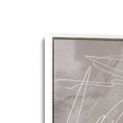 [Color:Opaque White], Picture of art in a White frame at an angle