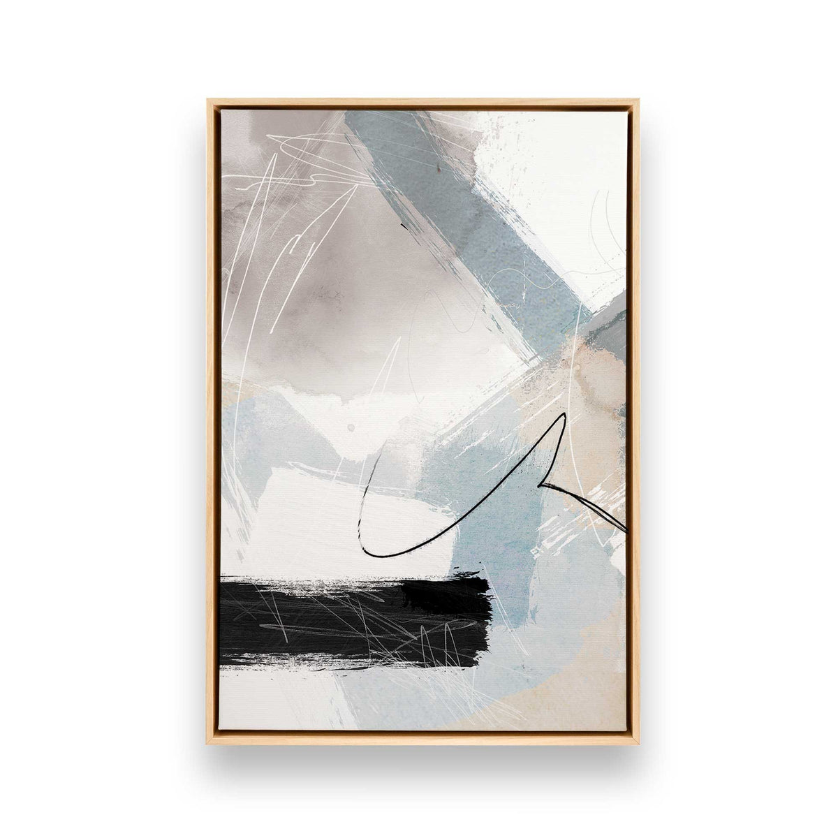 [Color:American Maple], Picture of art in a American Maple frame