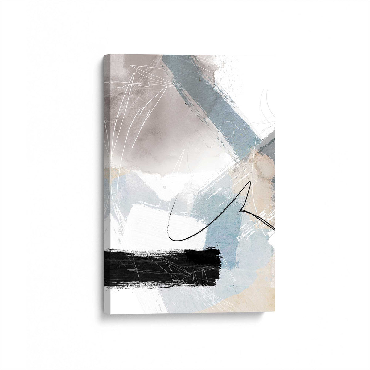 [Color:Stretched Canvas], Picture of art at an angle