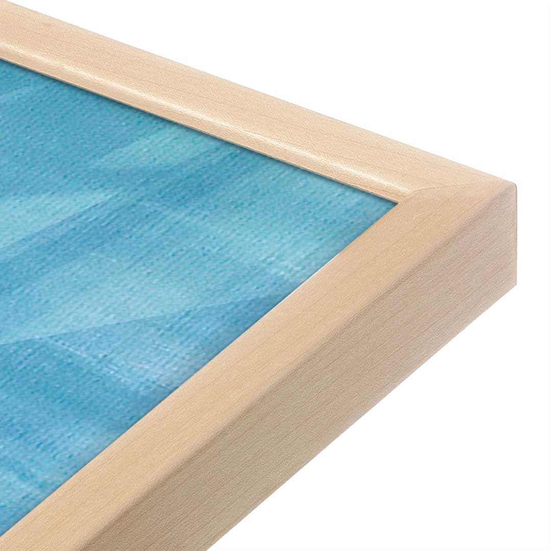[Color:Raw Maple], Picture of art in a Raw Maple frame at an angle