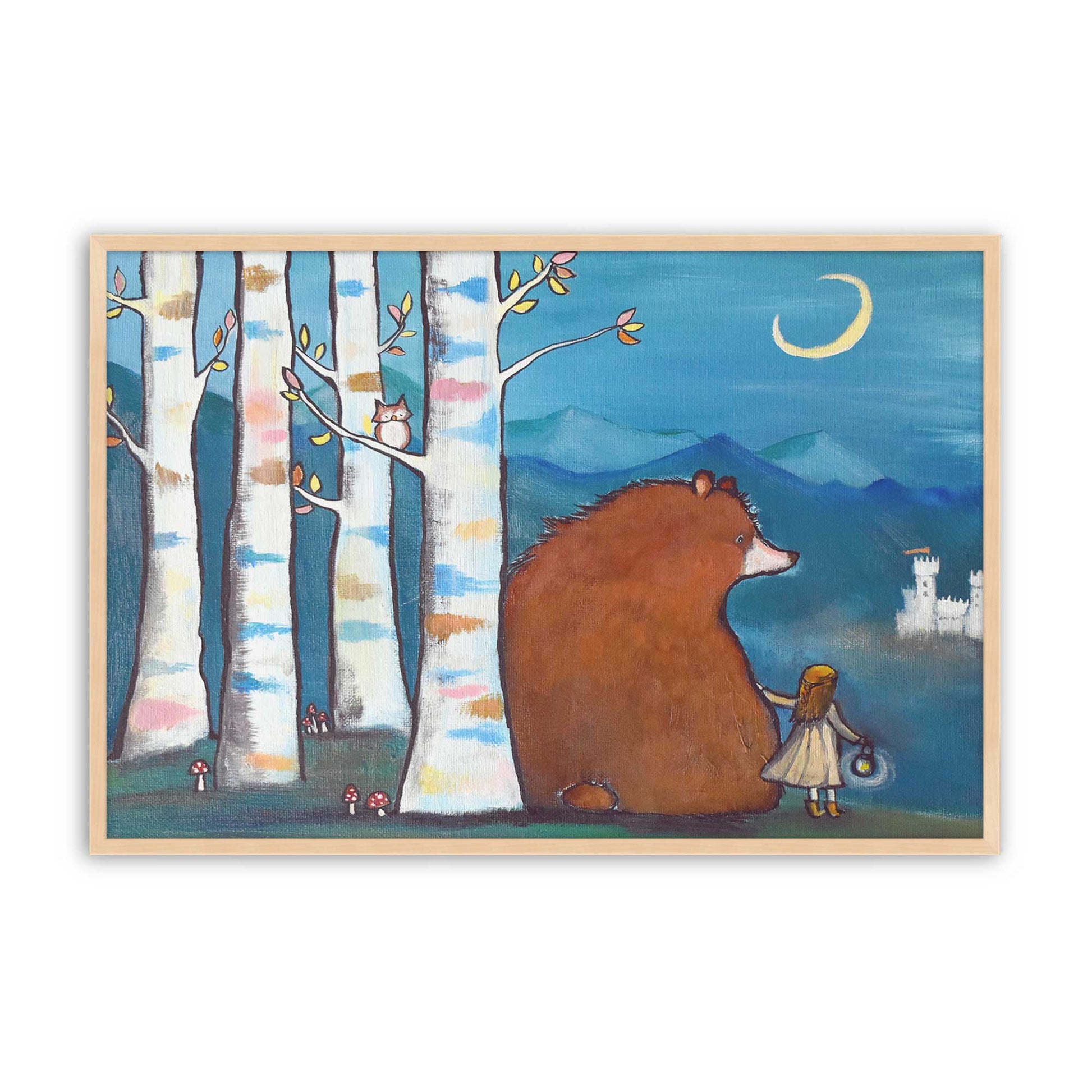 [Color:Raw Maple], Picture of art in a Raw Maple frame