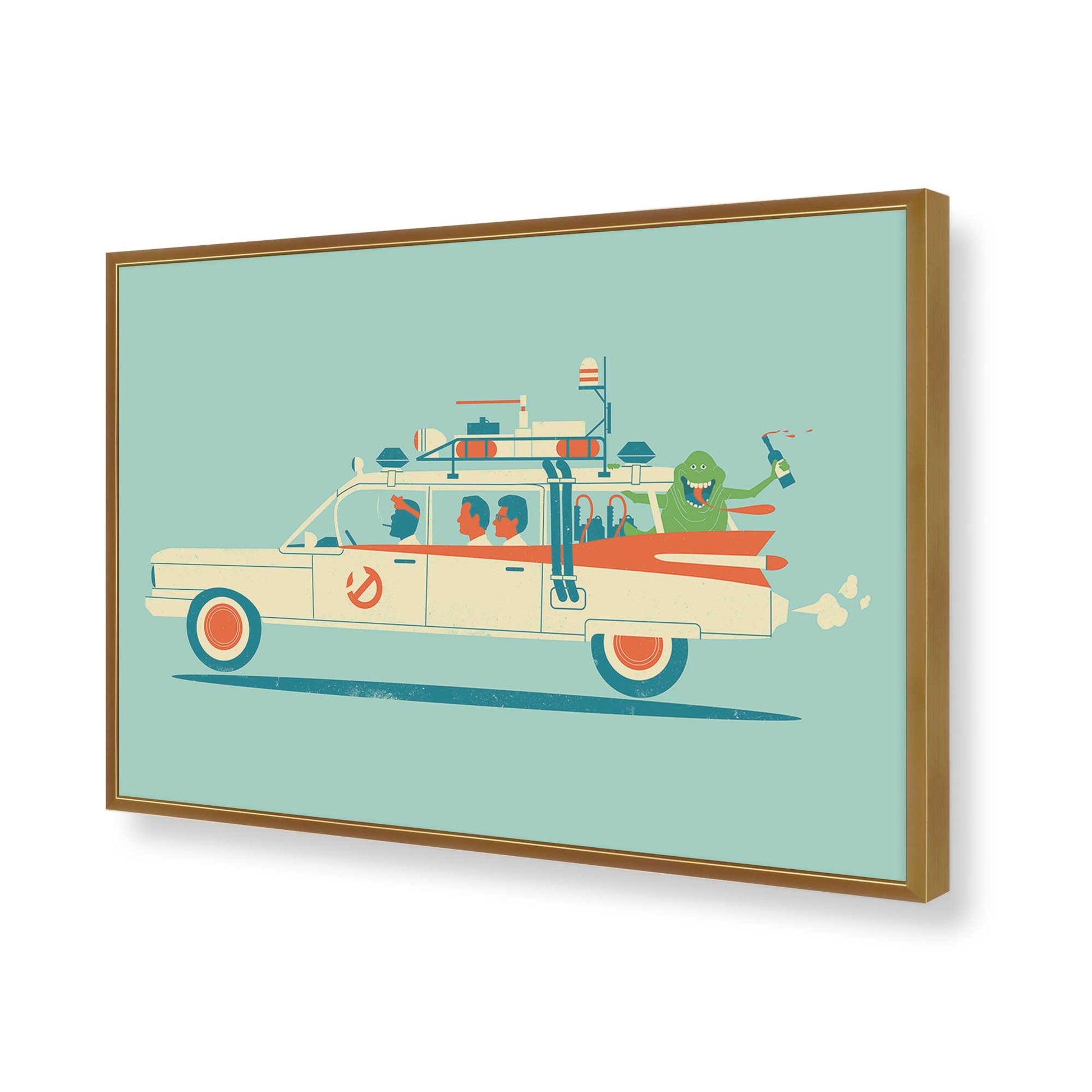 [Color:Polished Gold], Picture of art in a Polished Gold frame of the corner