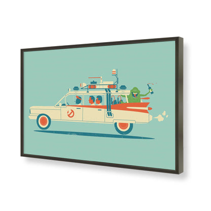 [Color:Satin Black], Picture of art in a Satin Black frame of the corner