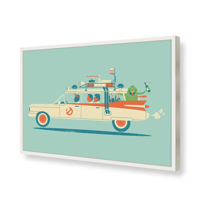 [Color:Opaque White], Picture of art in a Opaque White frame of the corner