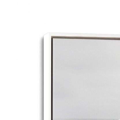 [Color:Opaque White], Picture of art in a White frame at an angle