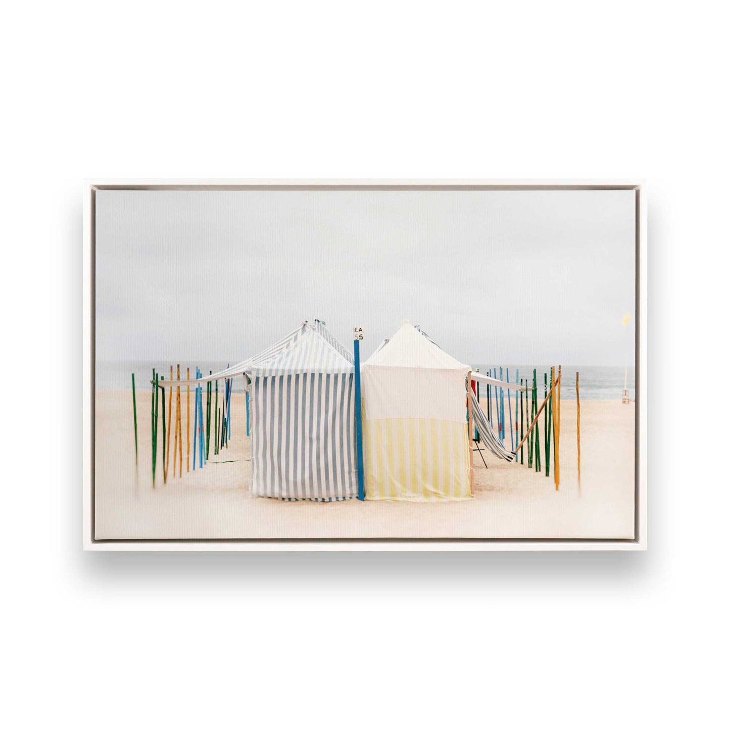 [Color:Opaque White], Picture of art in a White frame