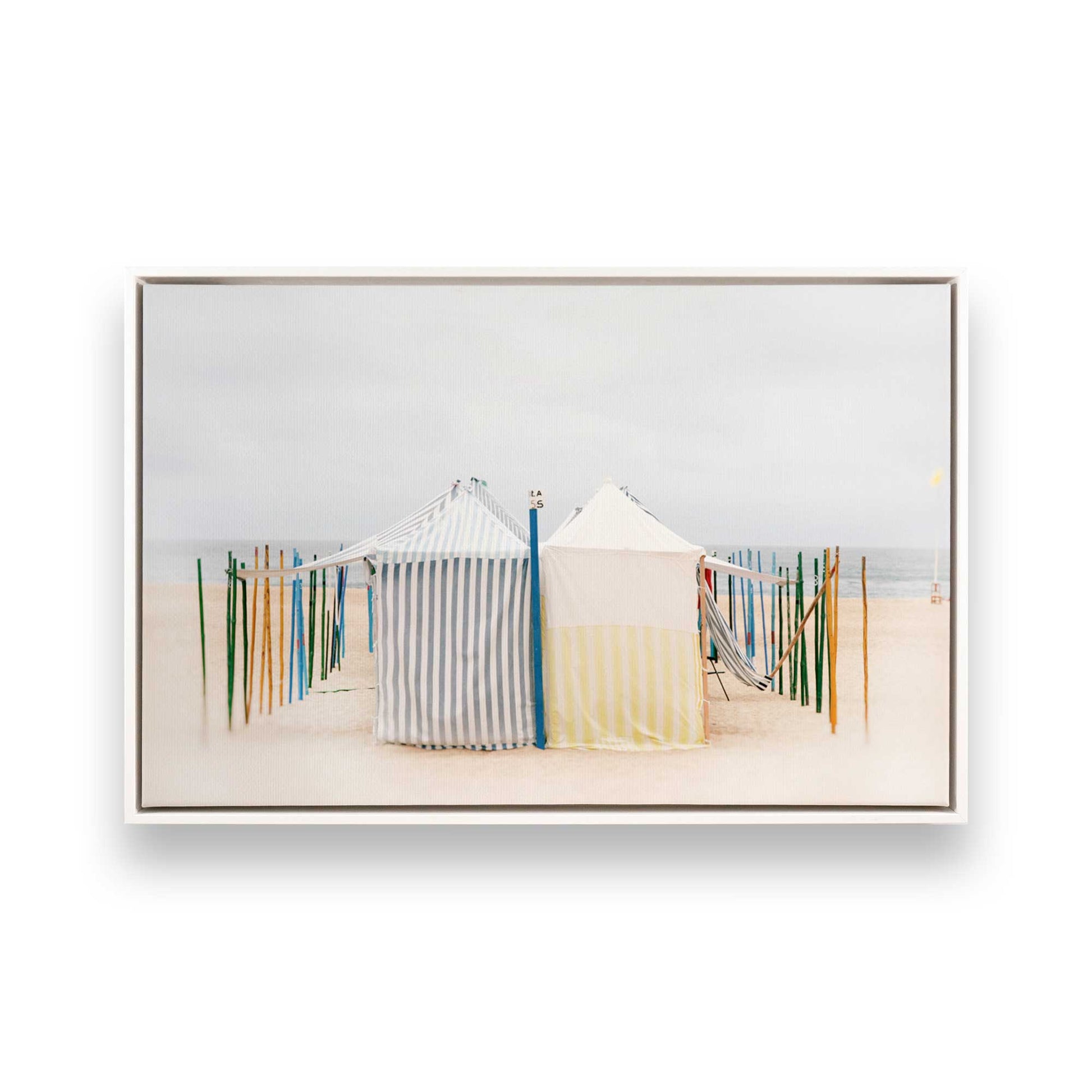 [Color:Opaque White], Picture of art in a White frame
