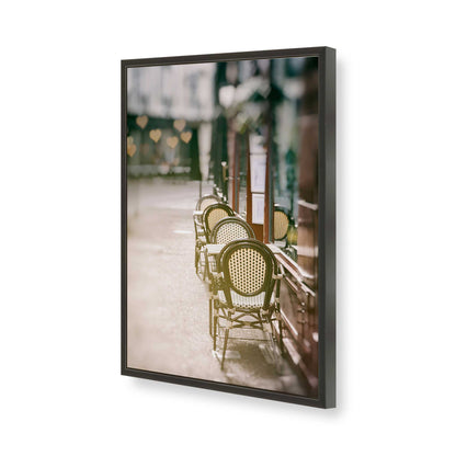 [Color:Satin Black], Picture of art in a Satin Black frame of the corner