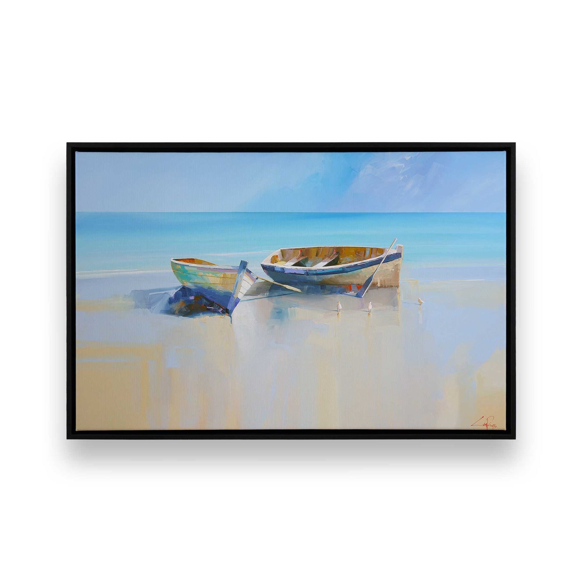 [Color:Satin Black], Picture of art in a Satin Black frame