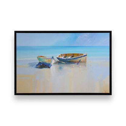 [Color:Satin Black], Picture of art in a Satin Black frame