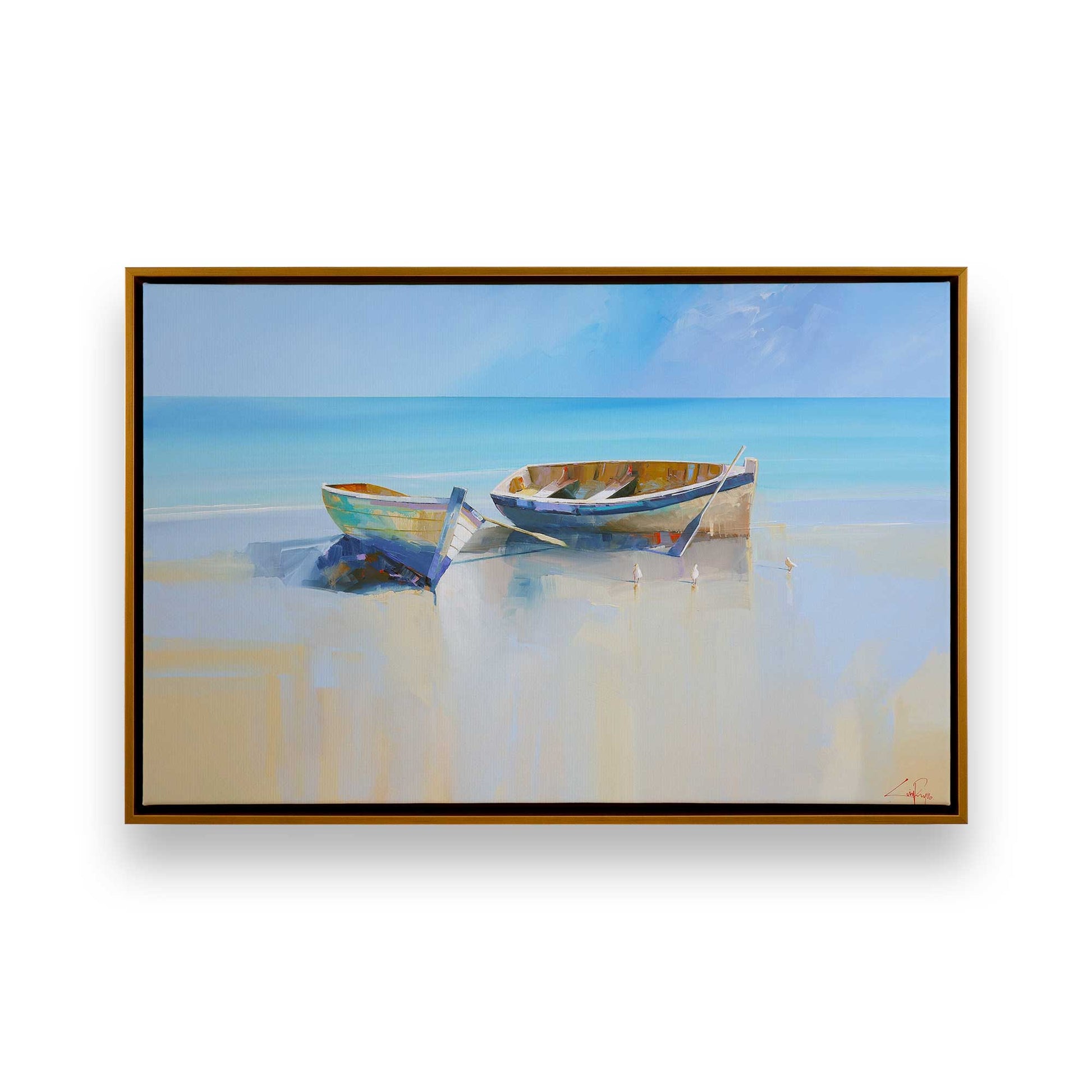 [Color:Polished Gold], Picture of art in a Polished Gold frame