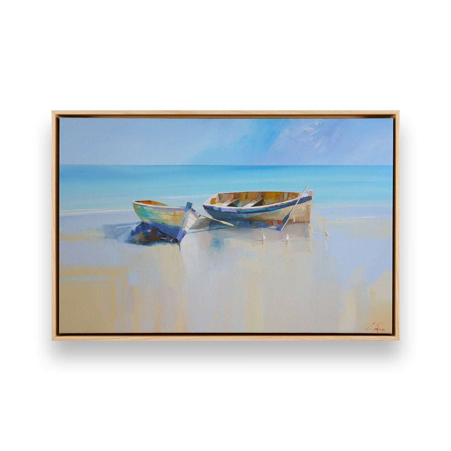 [Color:American Maple], Picture of art in a American Maple frame