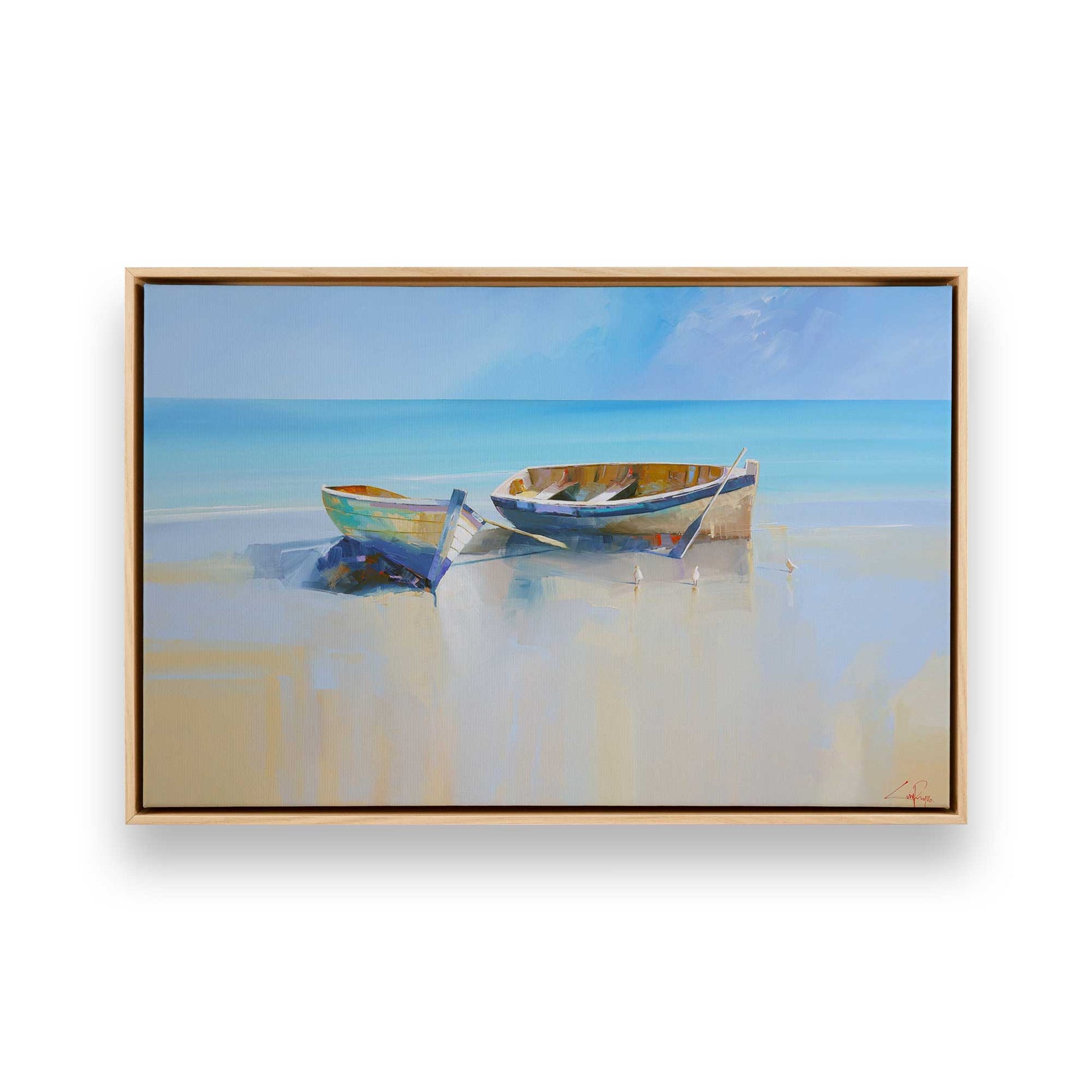 [Color:American Maple], Picture of art in a American Maple frame