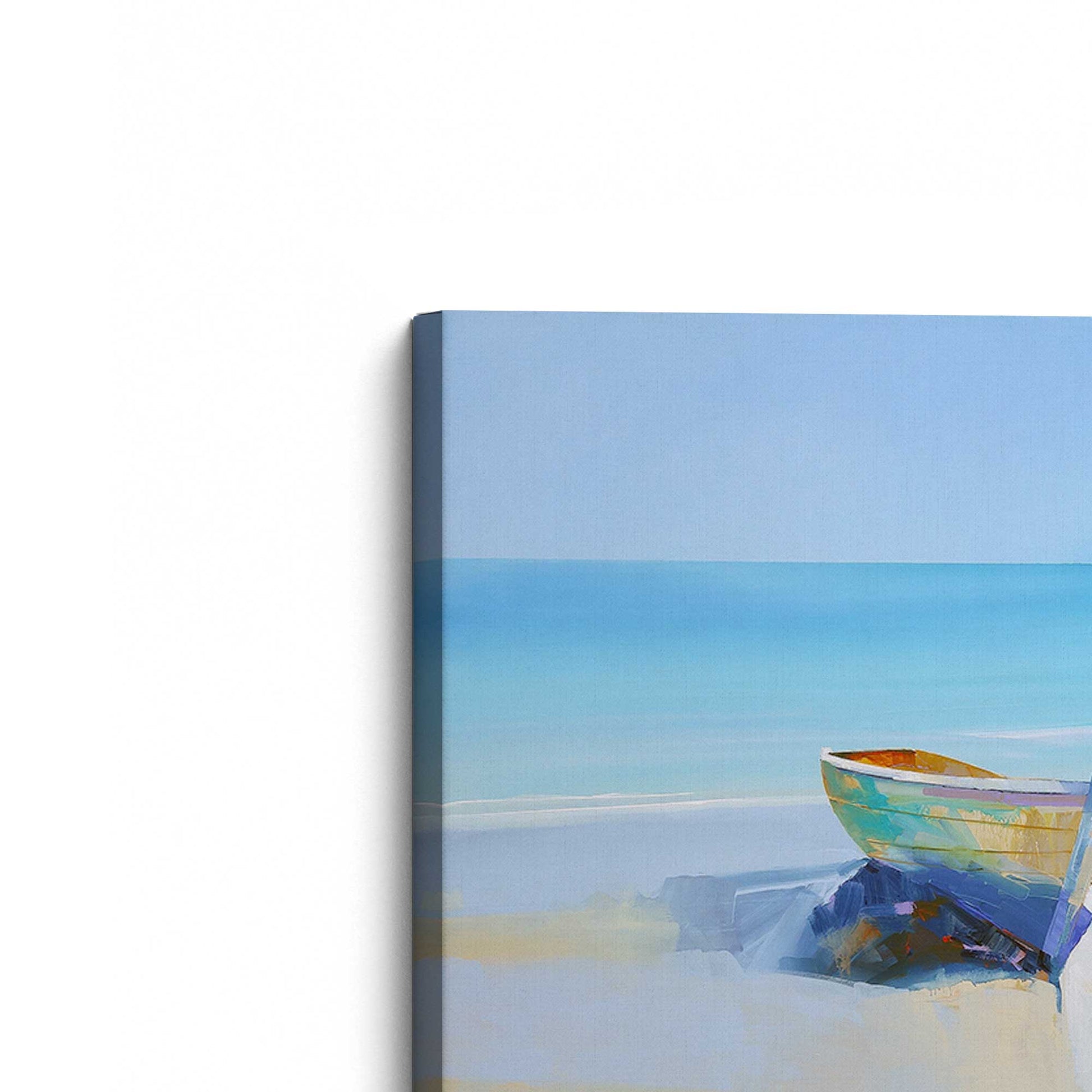 [Color:Stretched Canvas], Picture of the corner of the art
