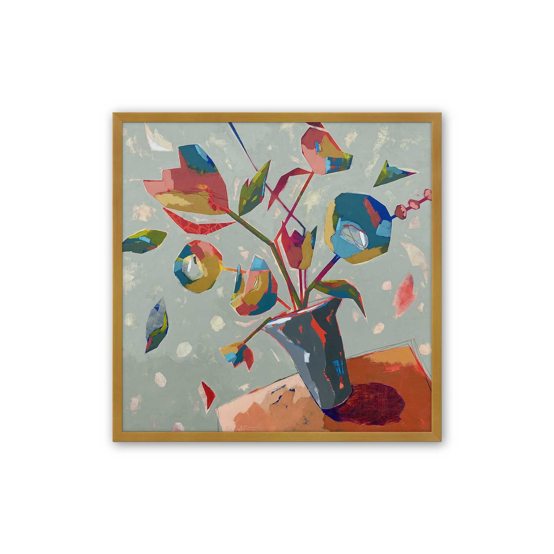 [Color:Polished Gold], Picture of art in a Polished Gold frame