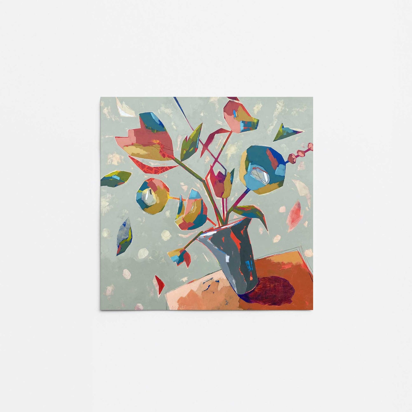 [Color:Rolled Print], Picture of close up of art