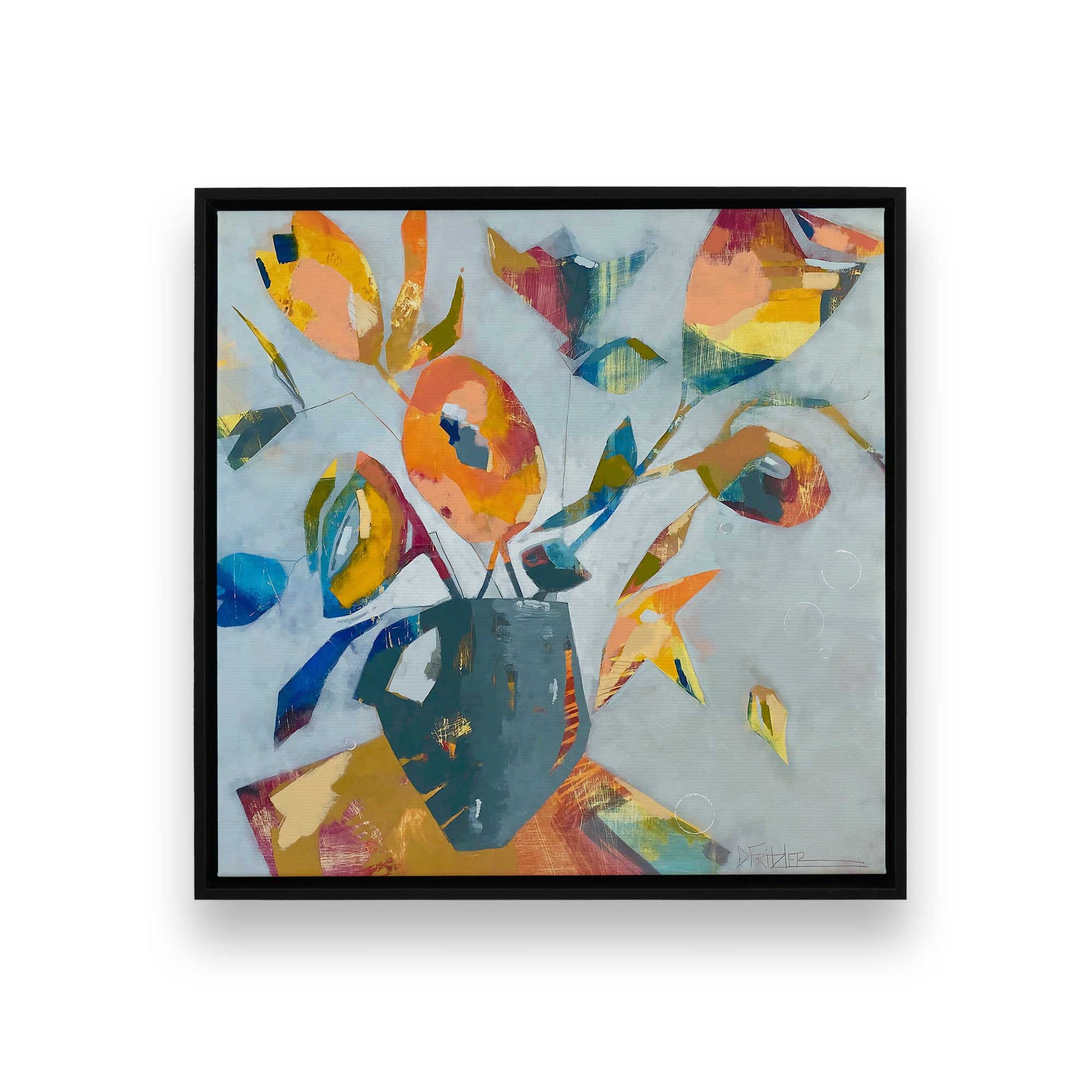 [Color:Satin Black], Picture of art in a Satin Black frame