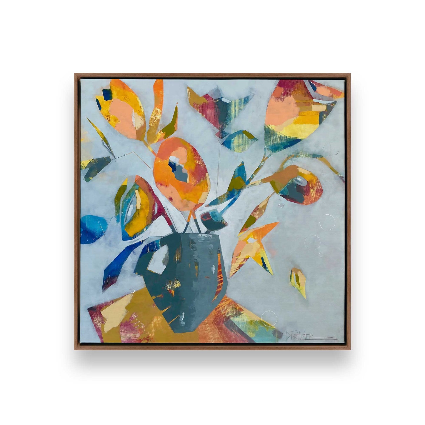 [Color:Walnut], Picture of art in a Walnut frame