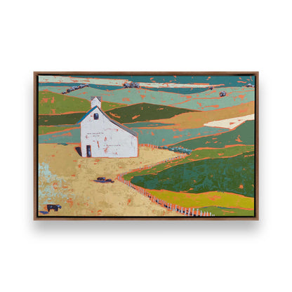 [Color:Walnut], Picture of art in a Walnut frame