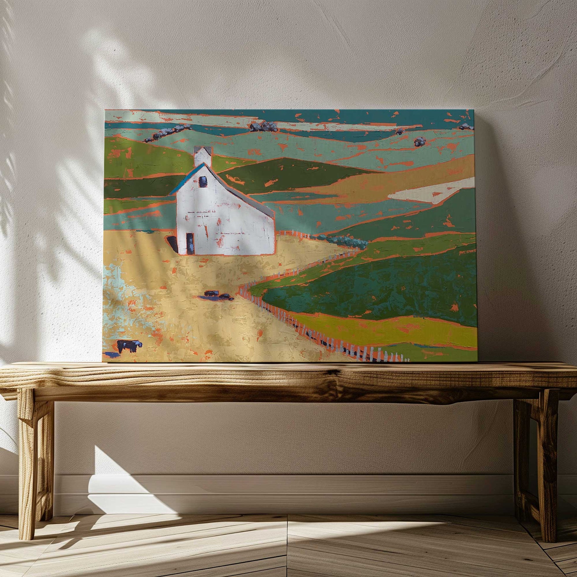 Picture of art in a room