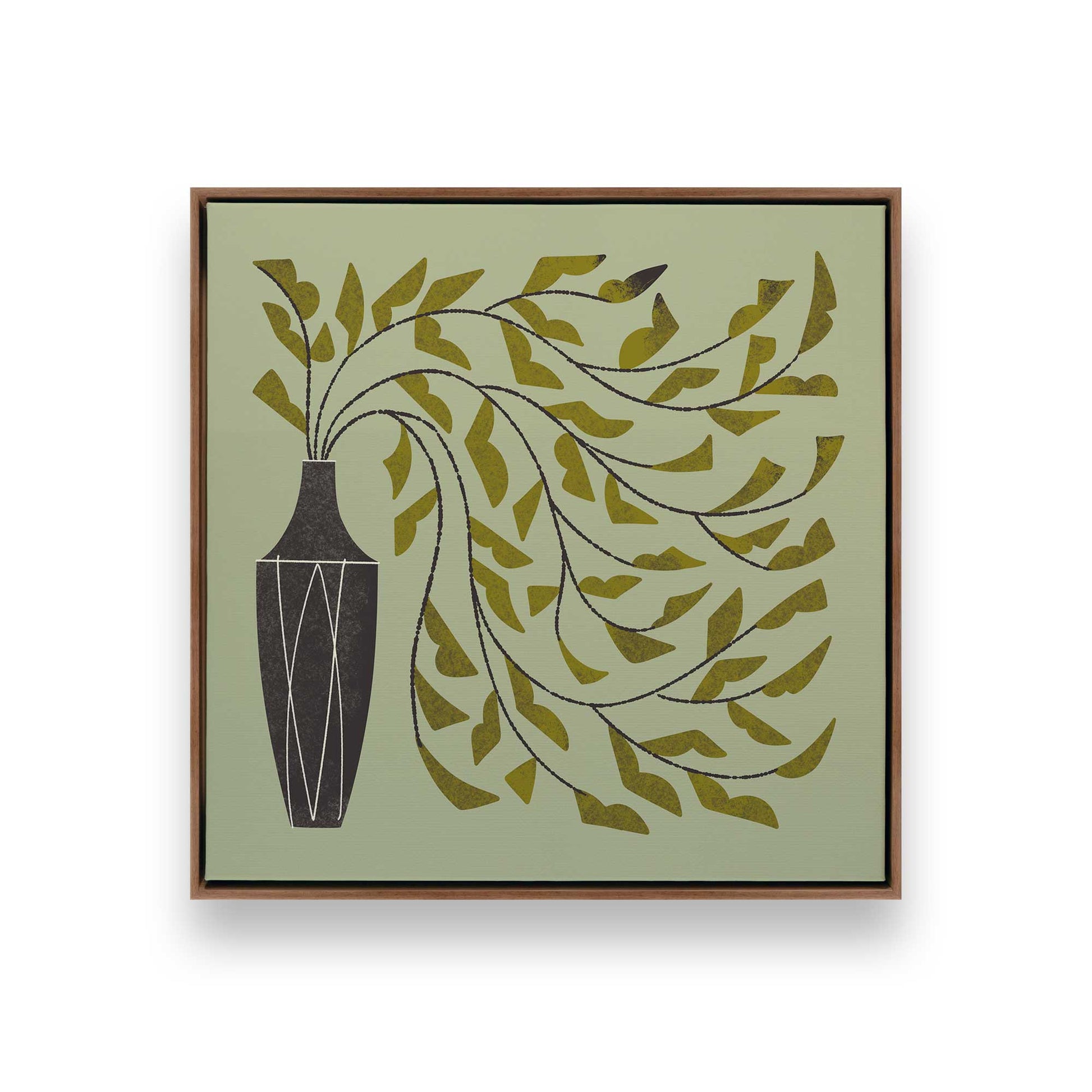[Color:Walnut], Picture of art in a Walnut frame