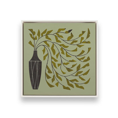 [Color:Opaque White], Picture of art in a White frame