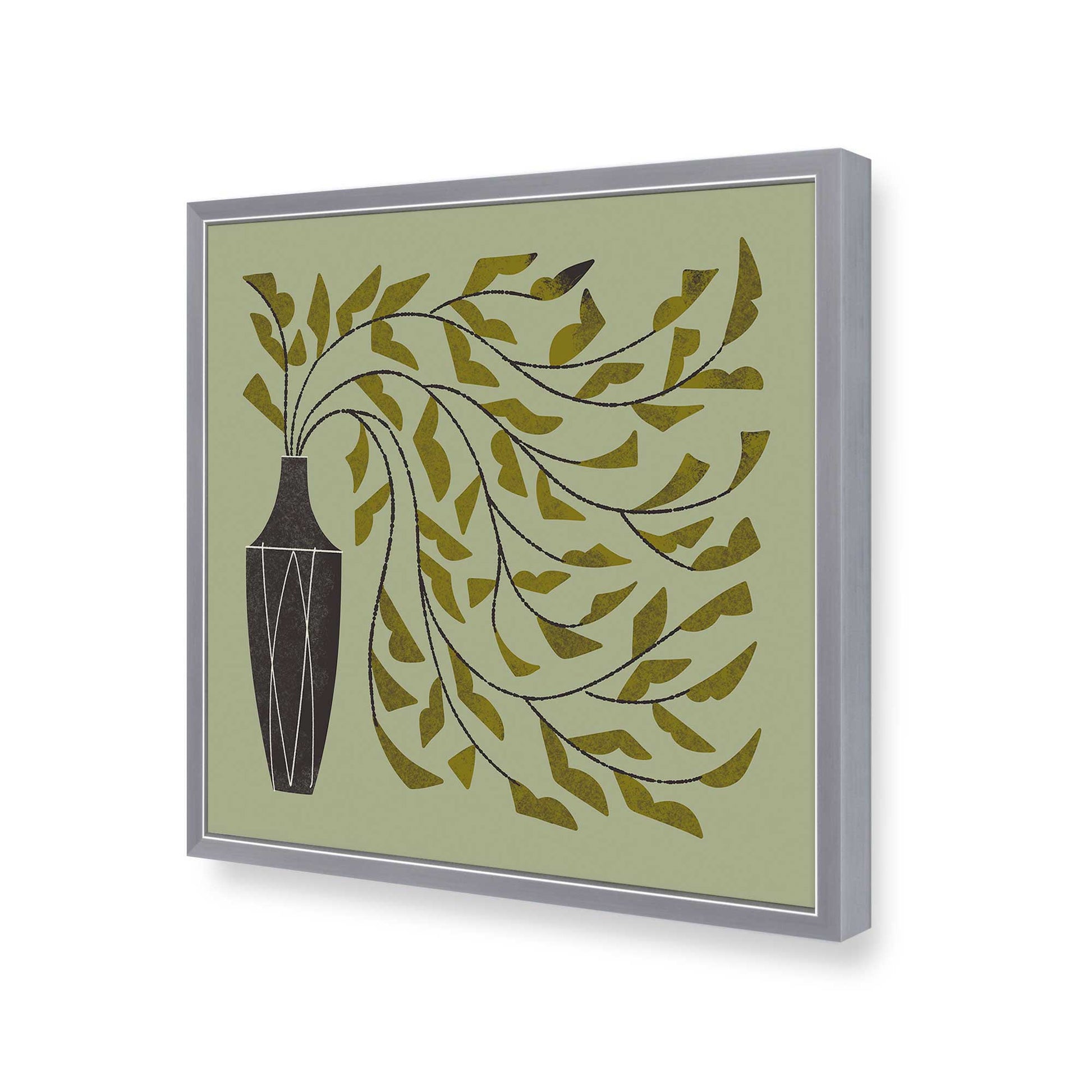 [Color:Polished Chrome], Picture of art in a Polished Chrome frame of the corner