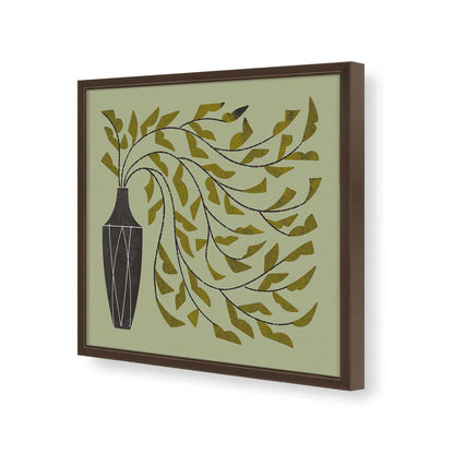[Color:Espresso], Picture of art in a Espresso frame of the corner