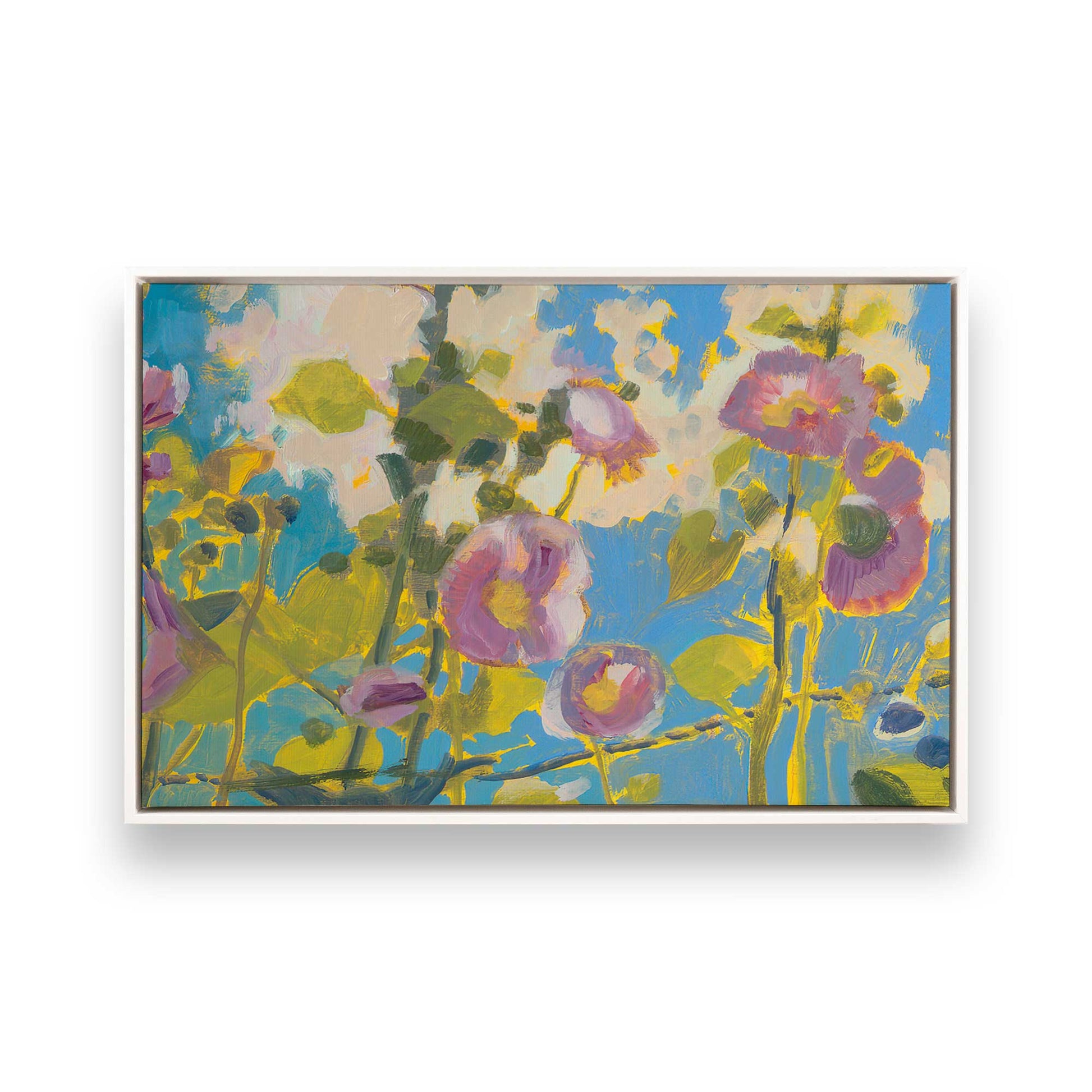 [Color:Opaque White], Picture of art in a White frame