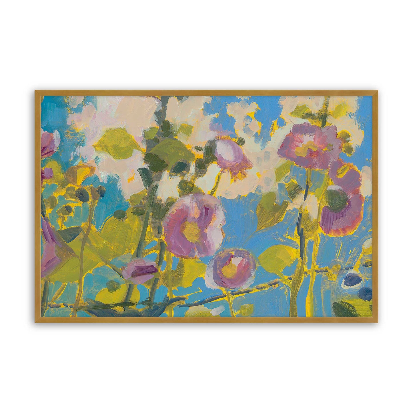 [Color:Polished Gold], Picture of art in a Polished Gold frame