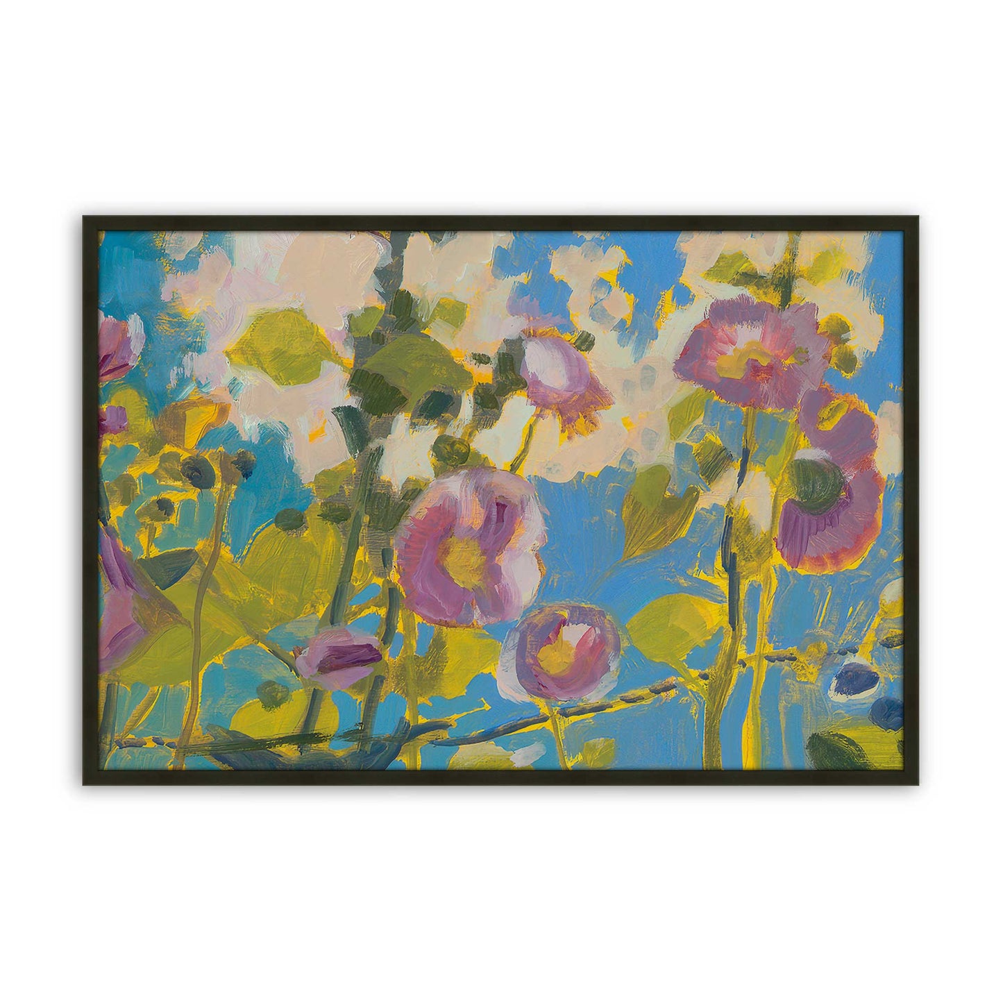 [Color:Satin Black], Picture of art in a Satin Black frame