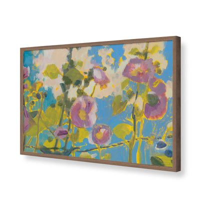 [Color:Walnut], Picture of art in a Walnut frame of the corner