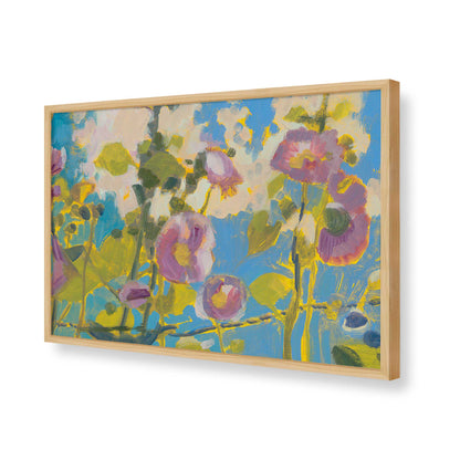 [Color:American Maple], Picture of art in a American Maple frame of the corner
