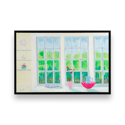 [Color:Satin Black], Picture of art in a Satin Black frame