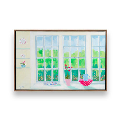 [Color:Walnut], Picture of art in a Walnut frame