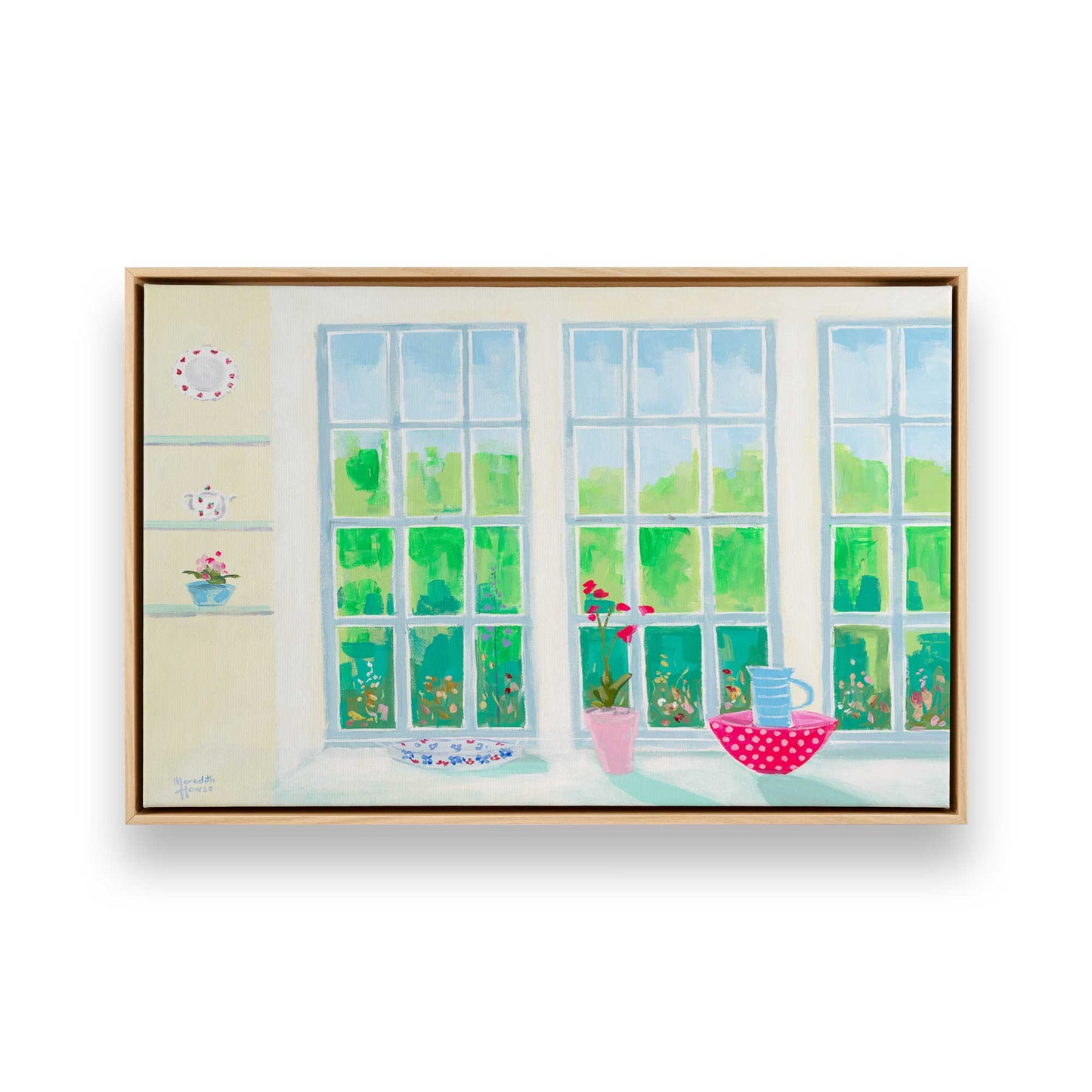 [Color:American Maple], Picture of art in a American Maple frame