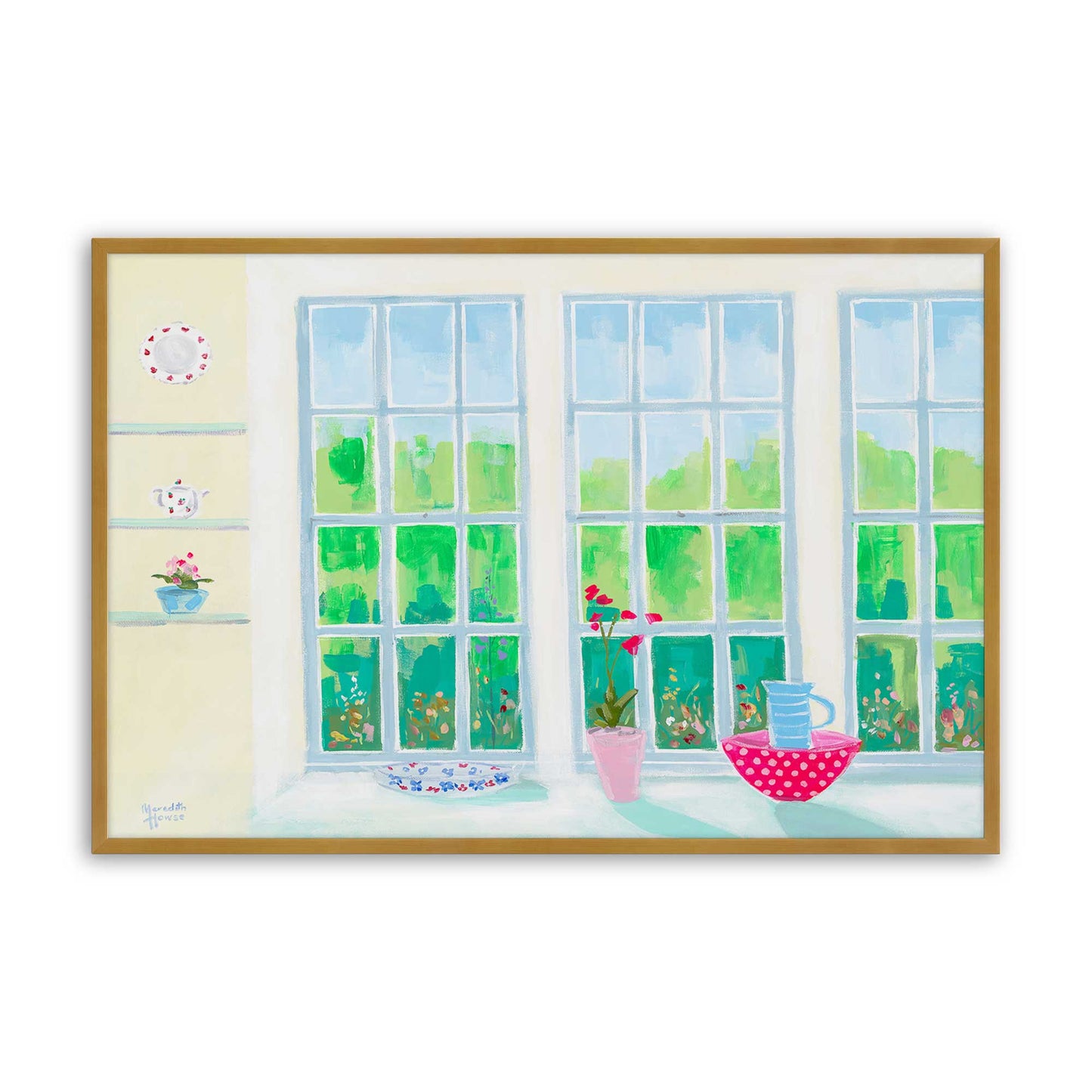 [Color:Polished Gold], Picture of art in a Polished Gold frame